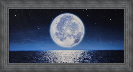 Blue Moon Over Water