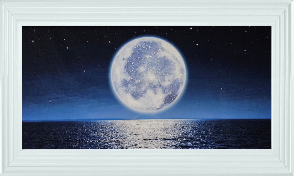 Blue Moon Over Water
