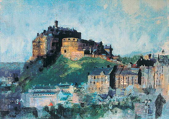 Edinburgh Castle at Midday by Colin Ruffell