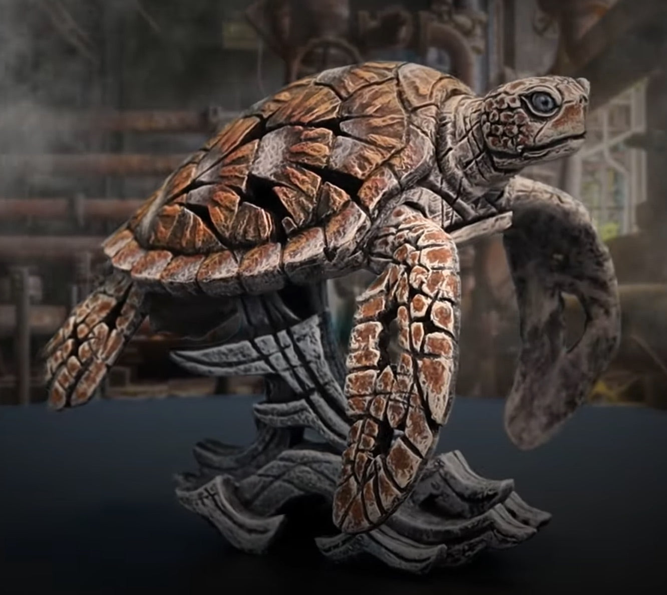 Miniature Sea Turtle by Matt Buckley - Edge Sculpture