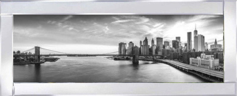 New York Twilight - Black and White