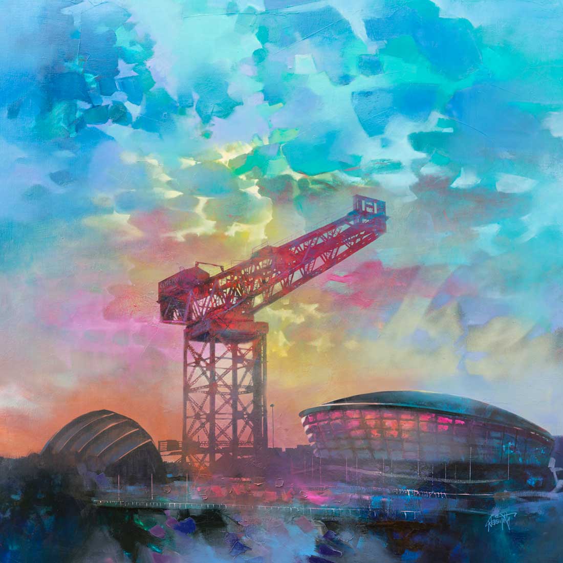 Finnestone Crane (Signed & Numbered Limited Edition) by Scott Naismith