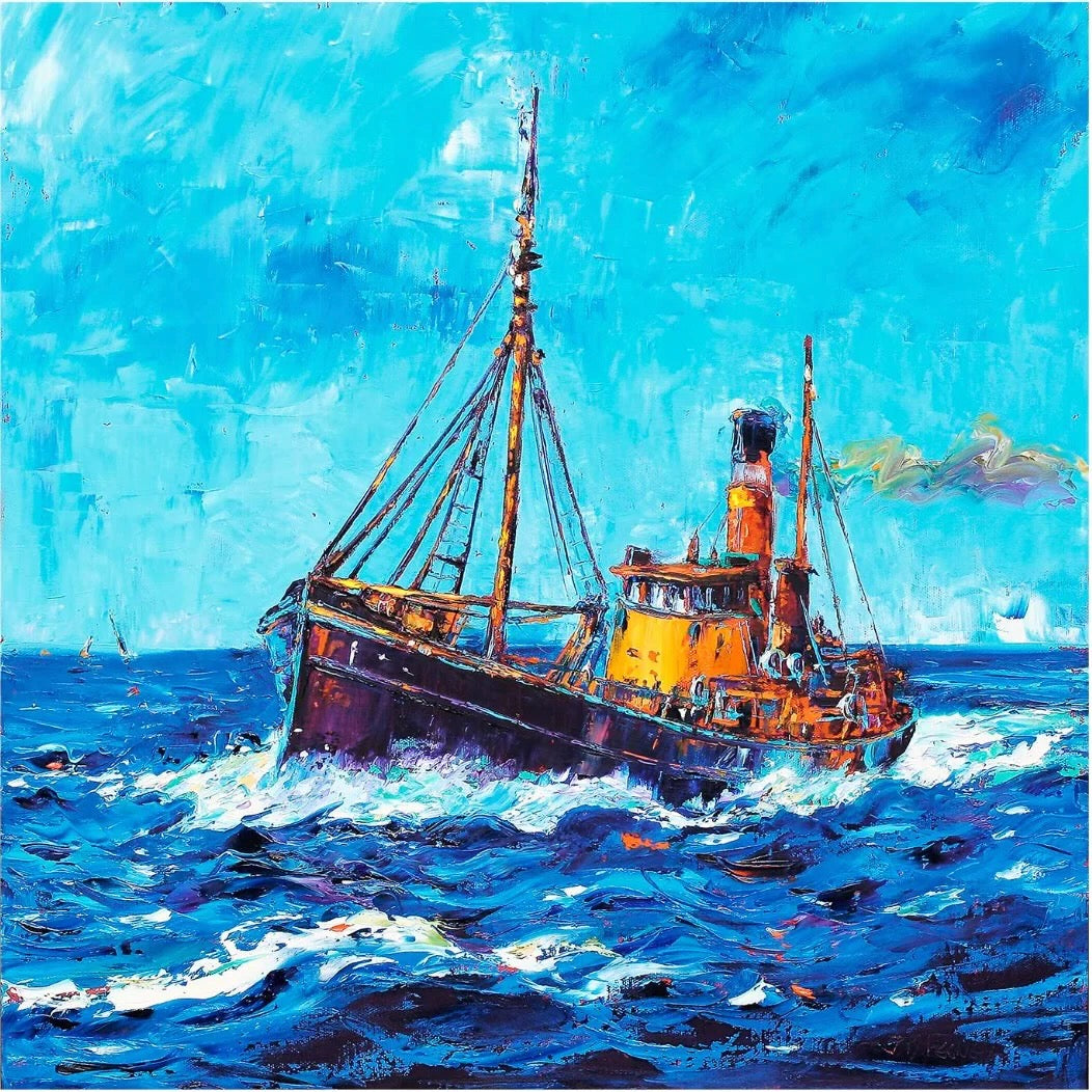 Chuggin Along (Signed Limited Edition) by Jean Feeney