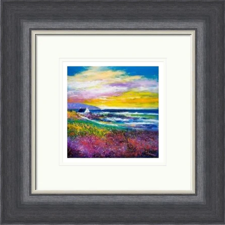 Heather & Wild Flowers, West Port, Kintyre by John Lowrie Morrison Jolomo