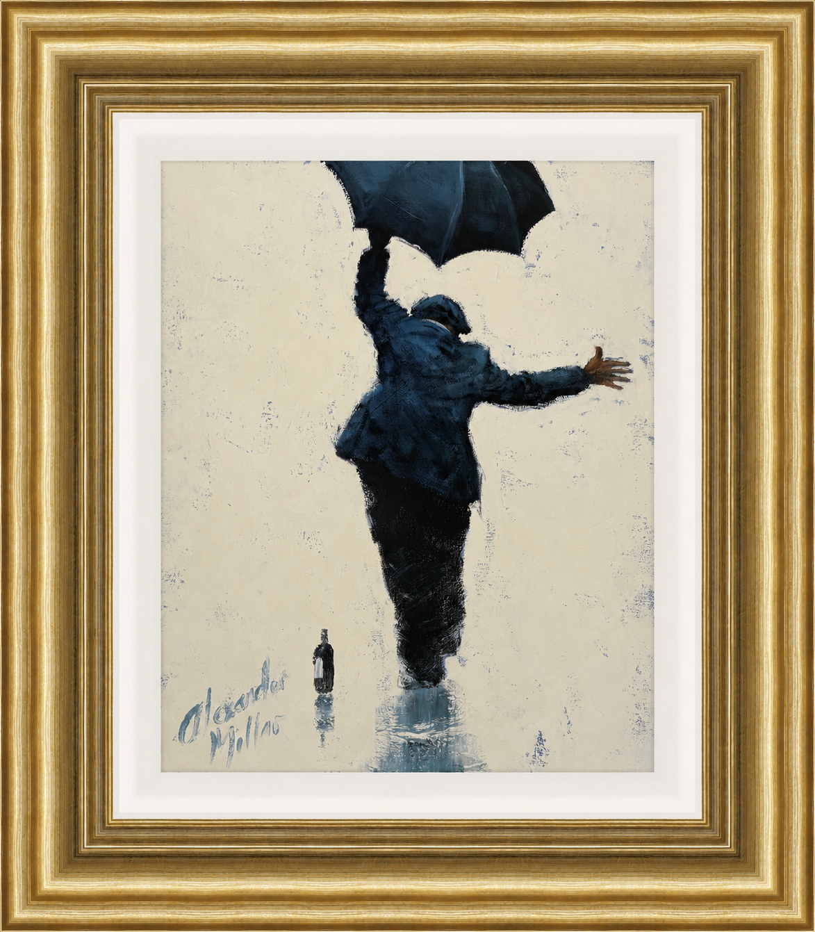 Singin' in the Rain by Alexander Millar Framed Wall Art Print