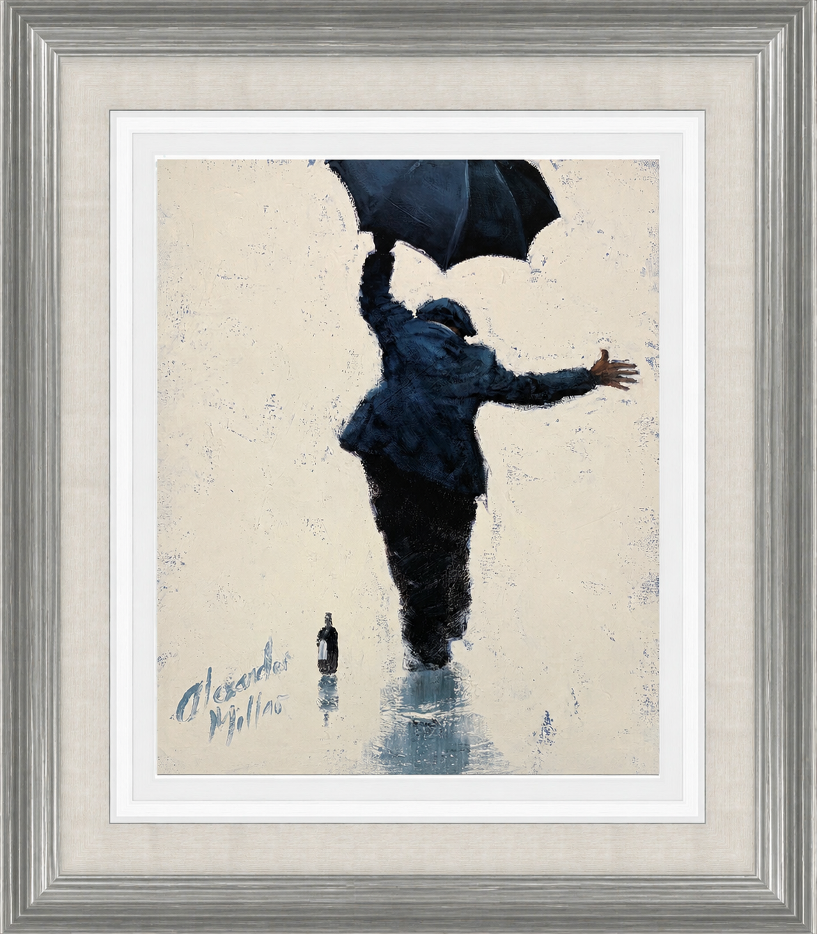 Singin' in the Rain by Alexander Millar Framed Wall Art Print
