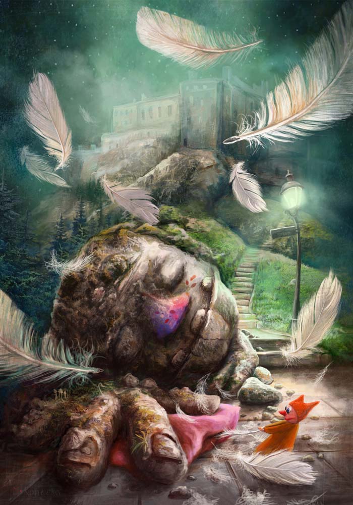 Sleepy Monster by Matylda Konecka