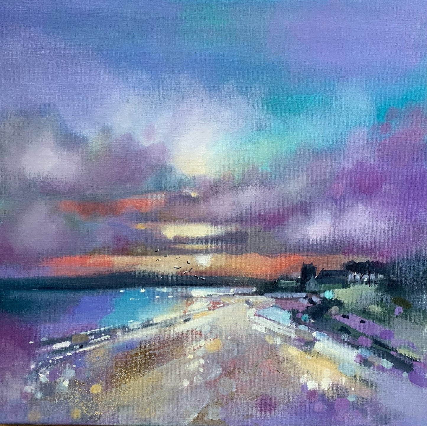 Summer Days, Broughty Ferry (Signed Limited Edition) by Emma S Davis