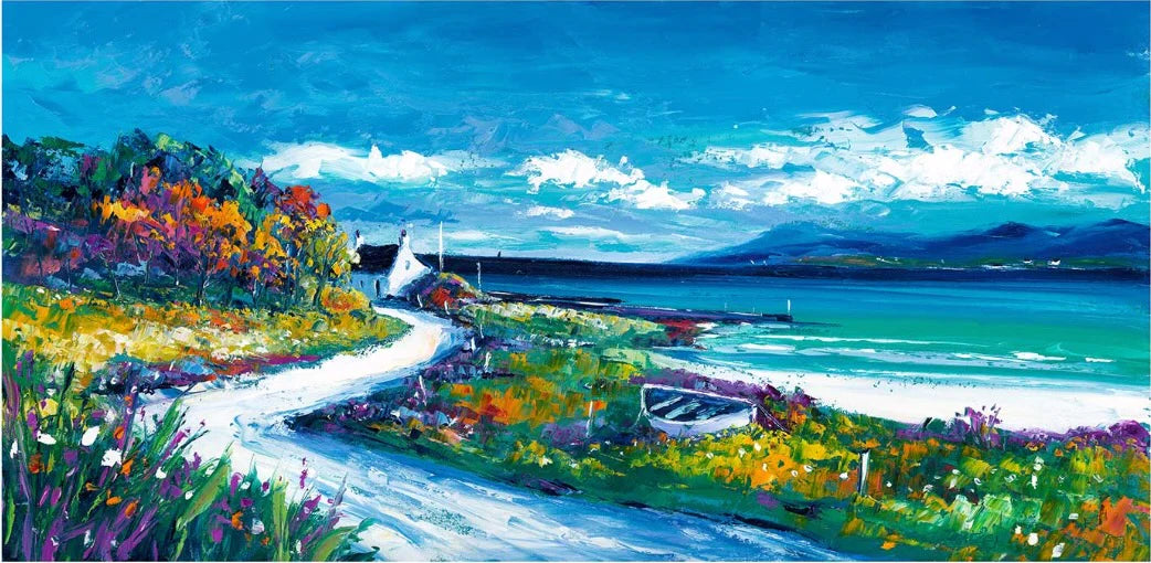 Sunlit Bay, Isle of Skye by Jean Feeney
