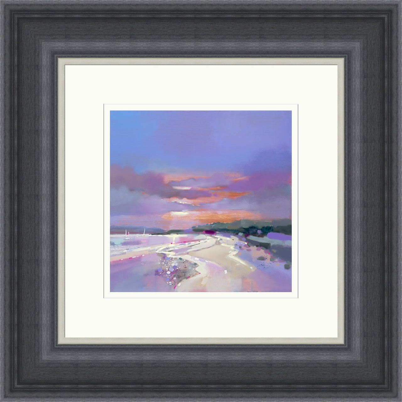 Sunset Sail, Ettrick Bay, Isle of Bute (Signed Limited Edition) by Emma S Davis
