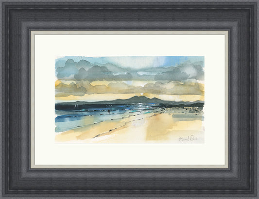 Sunset And Arran, Seamill by Emma S Davis