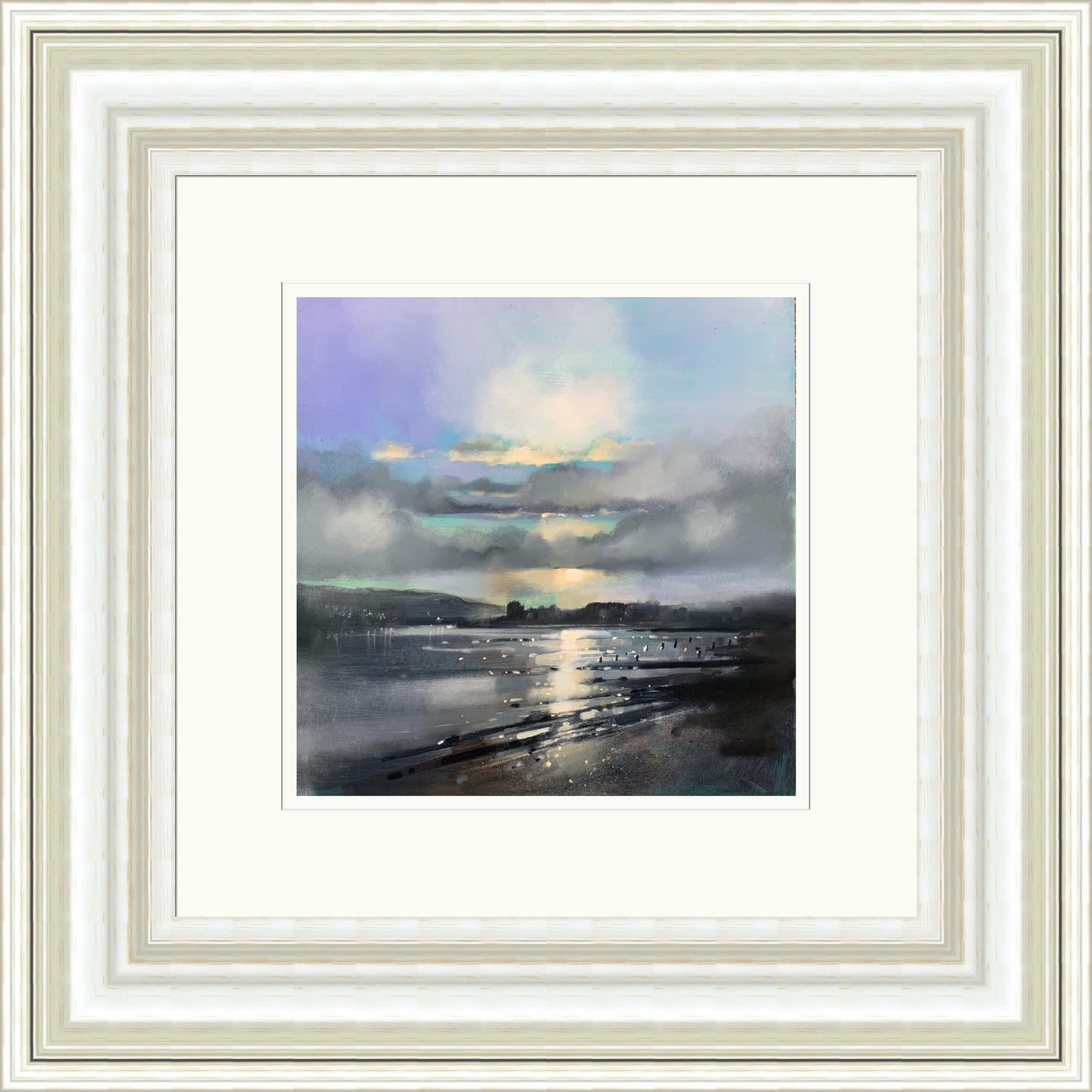 Sunset, Broughty Ferry (Signed Limited Edition) by Emma S Davis