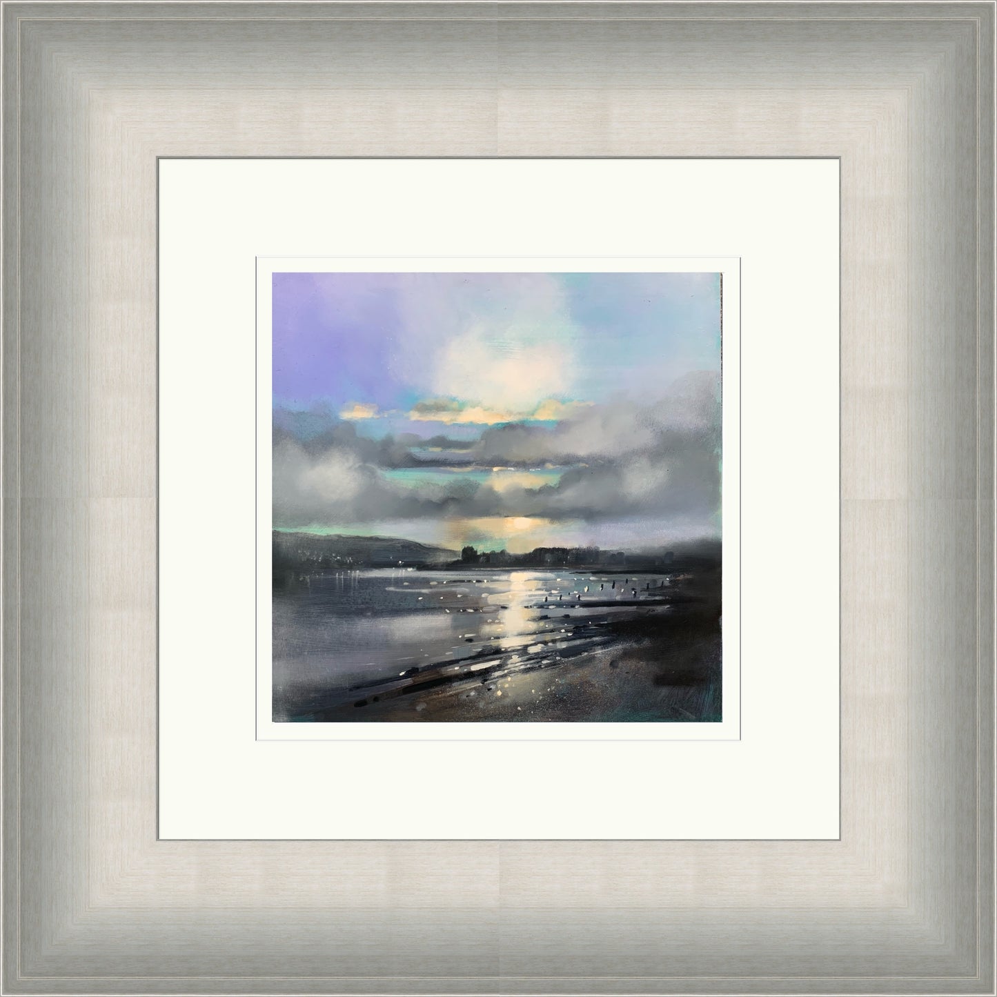 Sunset, Broughty Ferry (Signed Limited Edition) by Emma S Davis