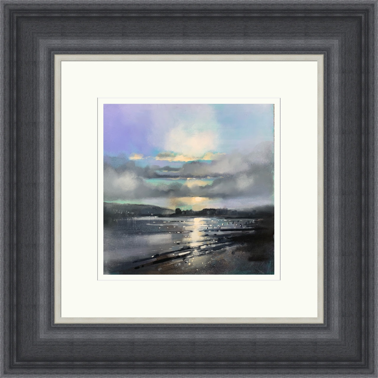 Sunset, Broughty Ferry (Signed Limited Edition) by Emma S Davis