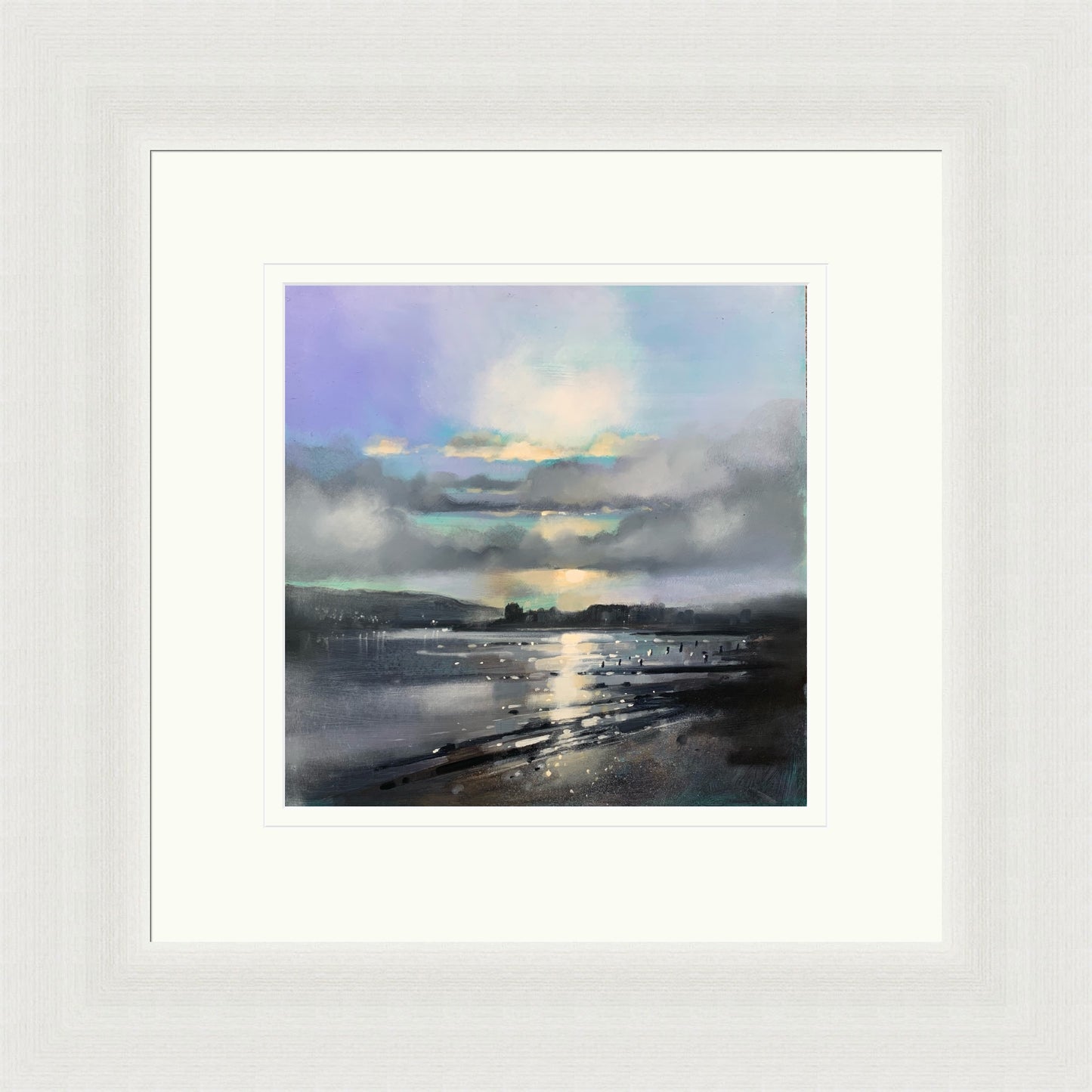 Sunset, Broughty Ferry (Signed Limited Edition) by Emma S Davis