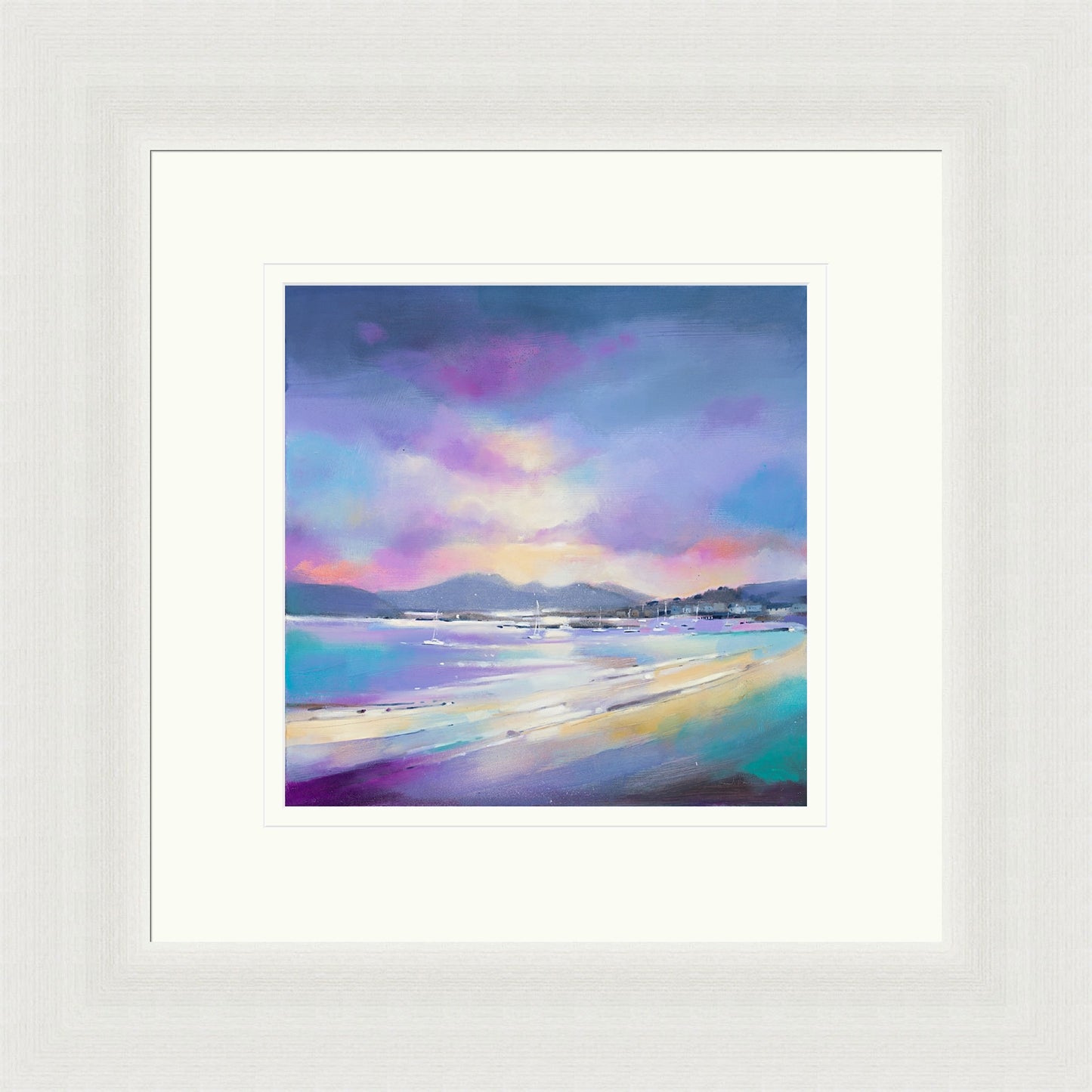 Sunset over Arran from Millport (Signed Limited Edition) by Emma S Davis