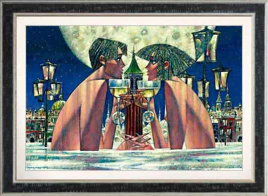 Tides of Venice Signed Limited Framed Canvas by Andrei Protsouk
