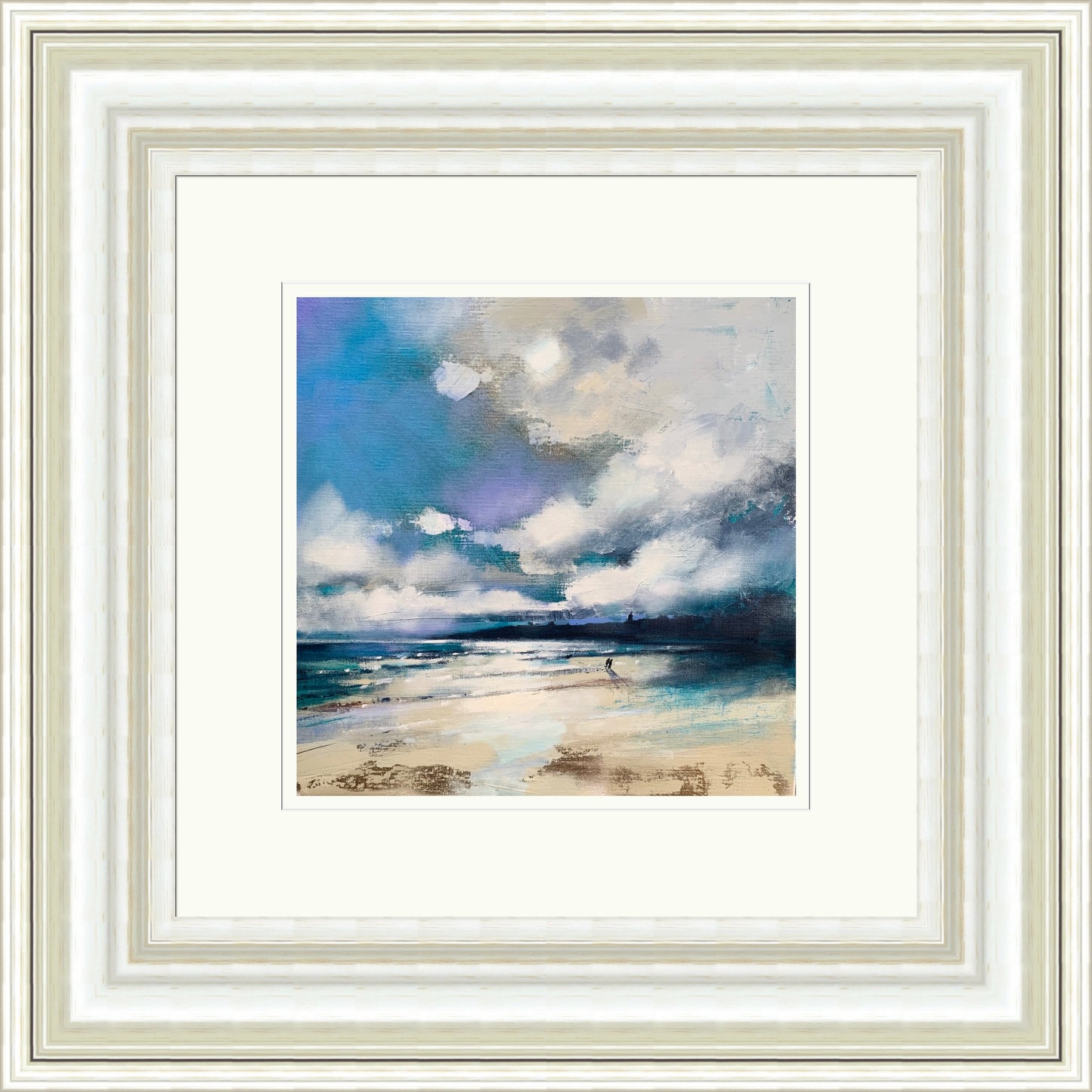 Tides Out, West Sands, St Andrews (Signed Limited Edition) by Emma S Davis