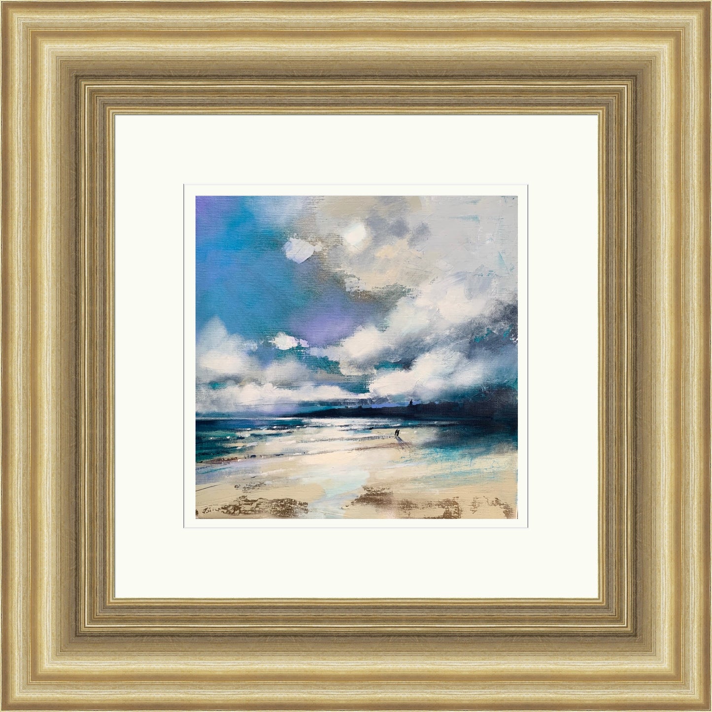 Tides Out, West Sands, St Andrews (Signed Limited Edition) by Emma S Davis