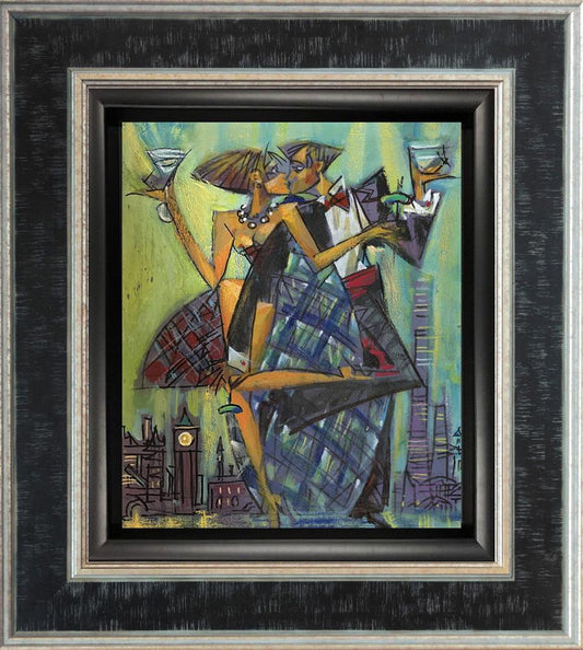 Towering Romance Signed Limited Edition Framed Canvas by Andrei Protsouk