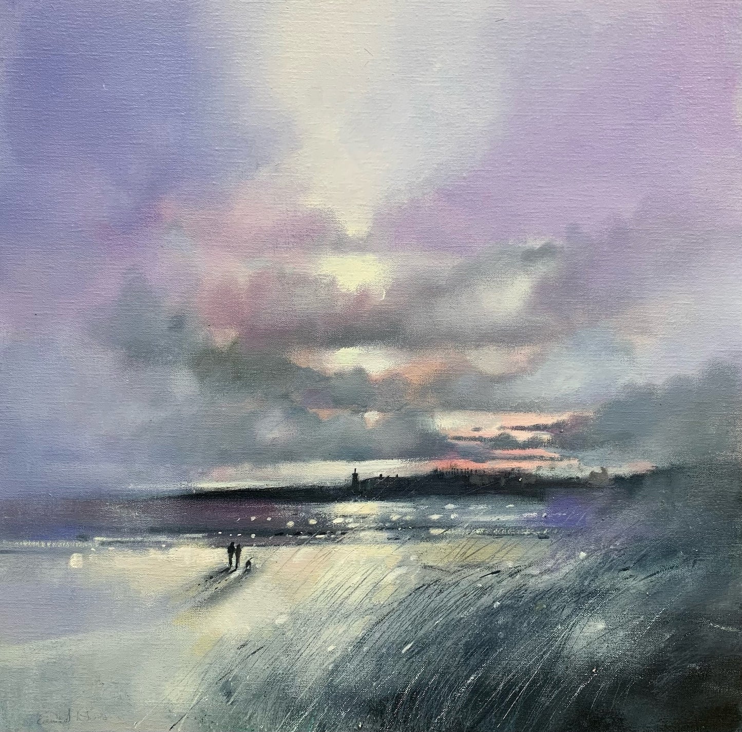 West Sands Walk, St Andrews (Signed Limited Edition) by Emma S Davis