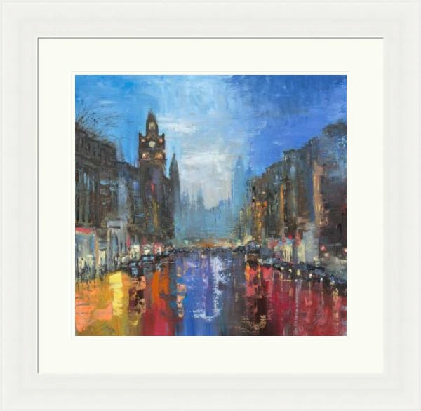 Last Light Princes Street Art by Michael Murphy