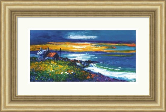 Sunset on a Lewis Shore by Jean Feeney