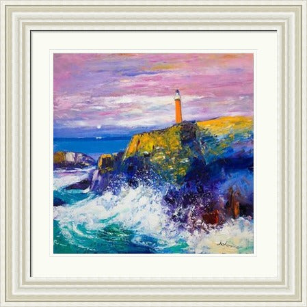 Big Swell, Butt of Lewis Lighthouse by John Lowrie Morrison Jolomo