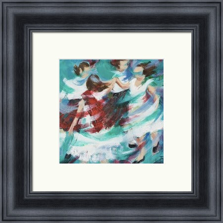Swooshan Roon Ceilidh Dancers by Janet McCrorie