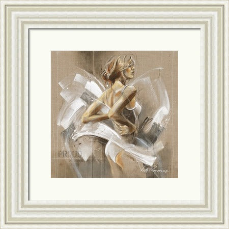 Ballerina White Dress I by Kitty Meijering