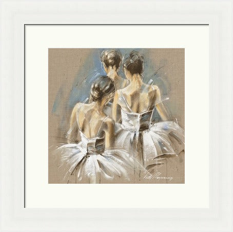 Ballerina White Dress IV by Kitty Meijering