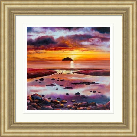 Scarlet Skies Ailsa Craig by Scott McGregor