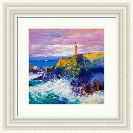 Big Swell, Butt of Lewis Lighthouse by John Lowrie Morrison Jolomo