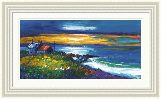 Sunset on a Lewis Shore by Jean Feeney