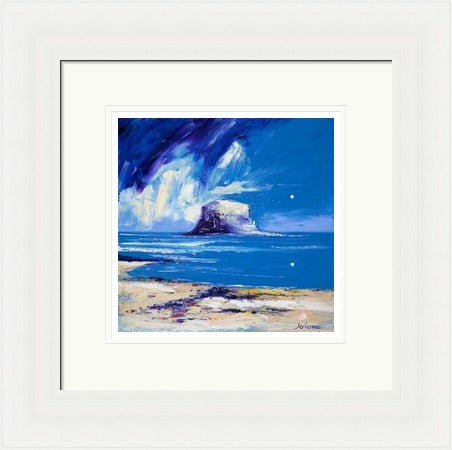 Light Rain on the Bass Rock by Jolomo