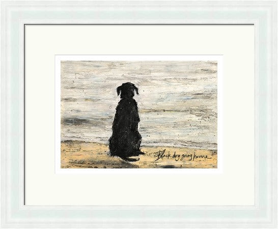 Black Dog Going Home by Sam Toft