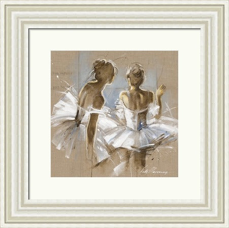 Ballerina White Dress II by Kitty Meijering
