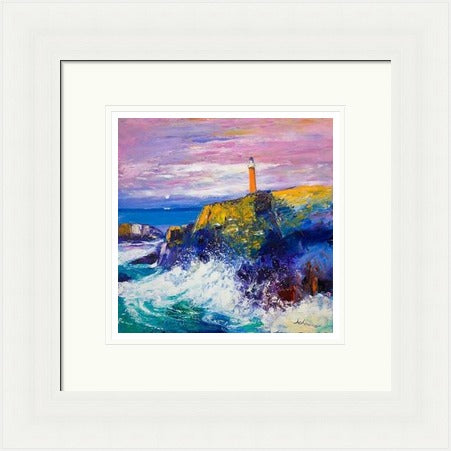 Big Swell, Butt of Lewis Lighthouse by John Lowrie Morrison Jolomo