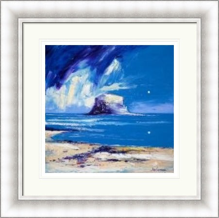 Light Rain on the Bass Rock by Jolomo