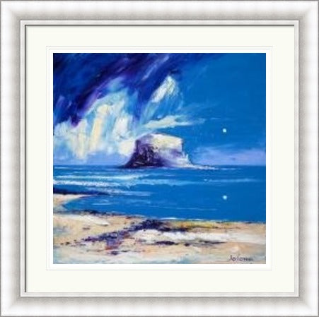 Light Rain on the Bass Rock by Jolomo