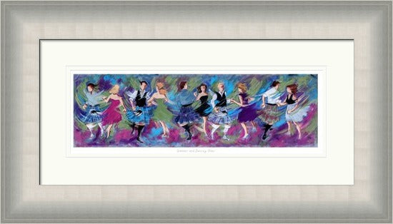 Sporrans and Dancing Shoes Ceilidh Dancing Art Print by Janet McCrorie