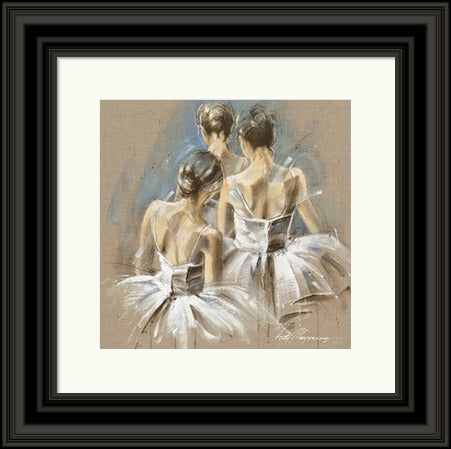 Ballerina White Dress IV by Kitty Meijering