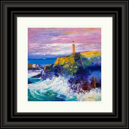 Big Swell, Butt of Lewis Lighthouse by John Lowrie Morrison Jolomo