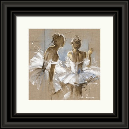 Ballerina White Dress II by Kitty Meijering