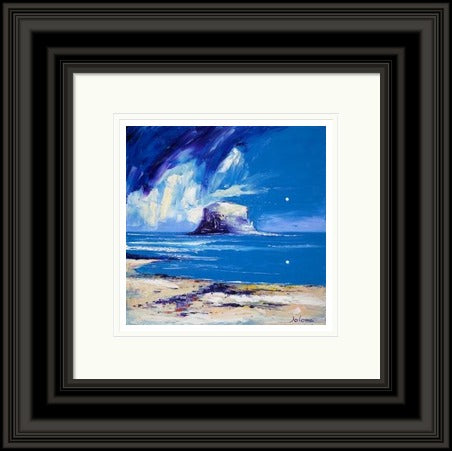 Light Rain on the Bass Rock by Jolomo