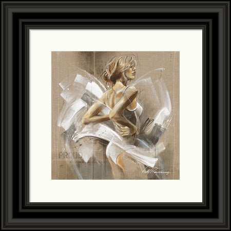 Ballerina White Dress I by Kitty Meijering