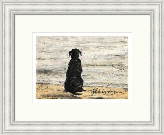 Black Dog Going Home by Sam Toft