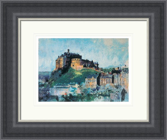 Edinburgh Castle at Midday by Colin Ruffell