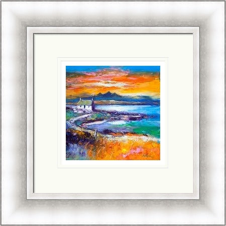 A Jura Sunset From Port Nan Gallan, Keills by Jolomo
