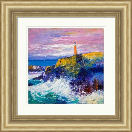 Big Swell, Butt of Lewis Lighthouse by John Lowrie Morrison Jolomo